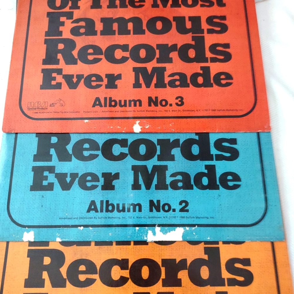 Vinyl 3 records like new